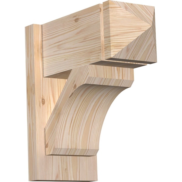 Ekena Millwork Legacy Arts & Crafts Smooth Outlooker, Douglas Fir, 7 1/2"W x 16"D x 16"H OUT08X16X16LEC03SDF - main
